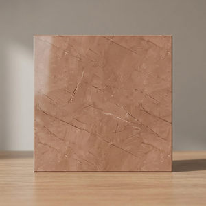 Carreaux de sol en céramique brillants effet marbre blanc 400x400mm, porcelaine émaillée numérique pour salon - Product Image 5