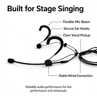 Microphone à condensateur filaire Beta53, cardioïde, XLR, métal, couleur noire, omnidirectionnel, pour la scène, les voix et les présentations