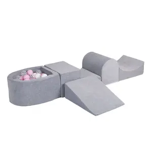 Combinationele Baby Klimblokken Soft Play Sets Milieuvriendelijke Peuter Schuim Klimmen Indoor Speeltuin