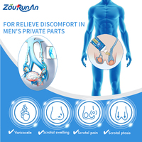 Crème Zourunan pour le soulagement de la varicocèle 20g, pommade à base de plantes pour le soin des veines du scrotum, pour la douleur testiculaire masculine et la circulation sanguine, vente en gros OEM