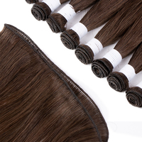 Extensions de cheveux humains naturels de qualité supérieure, ultra douces, tissées à la main, sans nœuds, sans perte de cheveux, sans couture
