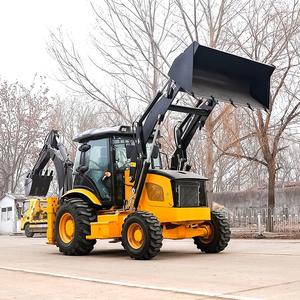 Barato pequena escavadeira <span class=keywords><strong>Loader</strong></span> Mini retroescavadeira tratável para venda - Product Image 3