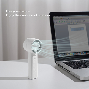SHOUMING Usine D'été De Refroidissement Mini Ventilateur Chaud En Plein Air 6 Lame De Poche Rechargeable Mains Libres Portable Portable Ventilateurs Offres Spéciales - Product Image 5