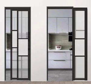 Hiện đại tối giản nhôm trượt gấp cửa giao hàng nhanh chóng nội thất Swing mà không cần quỹ đạo không thấm nước tích hợp thiết kế - Product Image 5