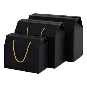 Hộp Giấy Gợn Sóng Màu Bán Sỉ Hộp Đựng Trái Cây Có Tay Cầm Dây Hộp Đựng Bóng Đèn Led Trứng Anh Đào - Product Image 6