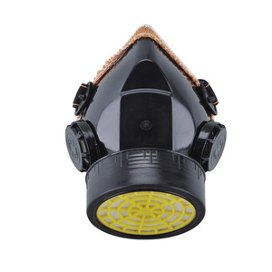 Máscara de Gás Preta, Máscara de Segurança, Filtro para Pintura Spray, Filtro Respiratório de Cartucho Único - Product Image 4