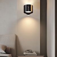 Lampe murale ronde à télécommande, rechargeable, à fixation magnétique, pour couloir, style nordique, en promotion
