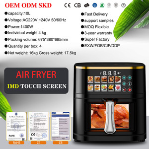 Hornos Freidoras de Aire 8L 10L, 8 Litros, Mejores según Consumer Reports, <span class=keywords><strong>Mini</strong></span> <span class=keywords><strong>Horno</strong></span> sin Aceite, Como se Ve en TV, Freidora de Aire sin Aceite - Product Image 2