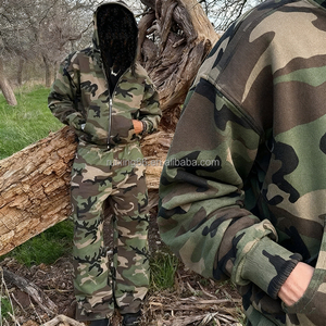 Tuta Sportiva da Uomo Traspirante in Pile, Stile Street, Camouflage Digitale 3D, 420GSM, Personalizzabile - Product Image 2