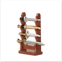 Étagère de rangement pour armes en blocs de construction, présentoir pour épées anciennes, petit présentoir pour armes