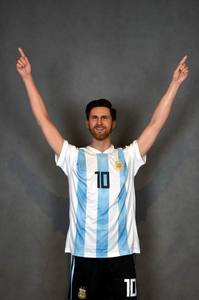 Statua in Cera di <span class=keywords><strong>Lionel</strong></span> Messi, Action Figure Sportiva, Statua in Resina - Product Image 6