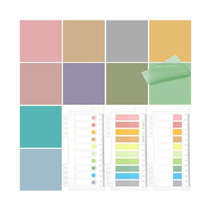 Custom Beautiful PET Clear Sticky Notes Set Transparent Self-Adhesive Memo <b>Pad</b> - Product Image 3