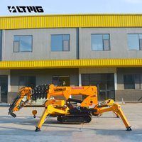 Nouvelle grue araignée sur chenilles montée sur camion LTMG 2026 de 3, 8 et 10 tonnes avec bras de 20 m – Meilleur prix