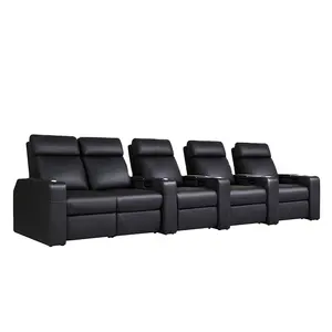 Bestselling customizable home sofa lounge chair comfortable private home cinema leather lounge chair sofa