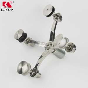 Offerta Speciale: Connettore a <span class=keywords><strong>Ragno</strong></span> Ausiliario Tipo K in Acciaio Inox 316 a 4 Bracci, 200mm, per Fissaggio a Parete in Vetro - Product Image 4