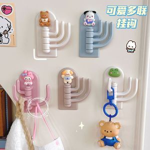 Creative Cartoon Three Hook Adhesive <b>Wall</b> Mount <b>Key</b> <b>Holder</b> Resin Novelty Hooks For Door And <b>Wall</b> Storage Organizer Heavy Duty - Product Image 5