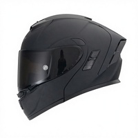 Casque de moto à coque en fibre de carbone, modèle exclusif pour le commerce transfrontalier, relevable, double usage, double visière, homologué DOT