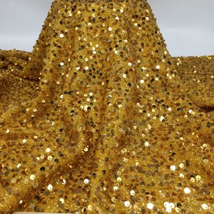 Tecnologia buon prezzo 5MM lustro terra <span class=keywords><strong>Tulle</strong></span> tessuto colorato con paillettes ricamato tessuto per le donne <span class=keywords><strong>abito</strong></span> da sposa per le ragazze - Product Image 4