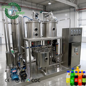 Schnelle Lieferung Hochleistungs-Karbonator mit 5 Tanks 2000-6000L/H CE ISO für Cola, Soda und Sprudelwasser Exportanlage - Product Image 1