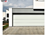 Peaux décoratives imperméables pour portes de garage Panneau de porte de garage en profilé d'aluminium avec finition en acier pour l'Afrique du Sud
