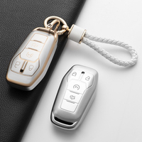 Nouvelle coque de clé en TPU pour Ford Fusion Mondeo Mustang F-150 Explorer Edge 2016 2017 2018, protection des accessoires de clé