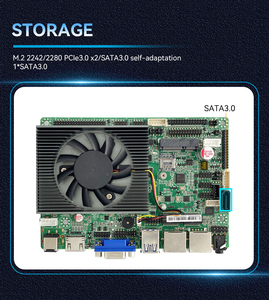 Carte mère Mini Itx contrôlée industrielle haut de gamme Intel <span class=keywords><strong>Core</strong></span> <span class=keywords><strong>I5</strong></span> 6200U <span class=keywords><strong>7200U</strong></span> 2 * RTL8111H MSATA3.0 Mini carte mère intégrée - Product Image 3