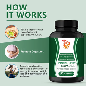 Cápsulas de Probióticos Más Vendidas con Supermezcla Nutricional Integral, Prebiótico Inteligente Triplex Relieve - Product Image 4
