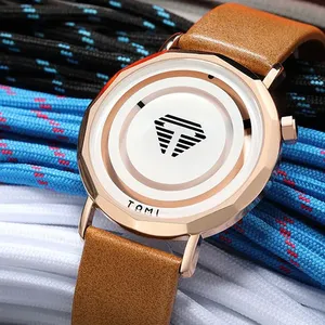 Nuevo Reloj <span class=keywords><strong>de</strong></span> Cuarzo TOMI 040 2026, Simple y Casual para Hombre y <span class=keywords><strong>Mujer</strong></span>, Esfera Redonda, Reloj <span class=keywords><strong>de</strong></span> Moda <span class=keywords><strong>de</strong></span> Alta Calidad, Regalo - Product Image 4