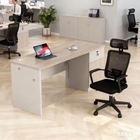 Prix direct d'usine Bureau de direction en bois modulaire moderne Table d'ordinateur de bureau à domicile