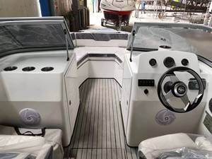 Coques de bateaux en fibre de verre FLIT de 19 pieds, bateau de pêche rapide en fibre de verre, 8 personnes, moteur, mini-yacht de 6,2 mètres - Product Image 5