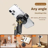 Support de levage télescopique en métal réglable pour téléphone tablette diffusion en direct Selfie prise de vue mobile dédié