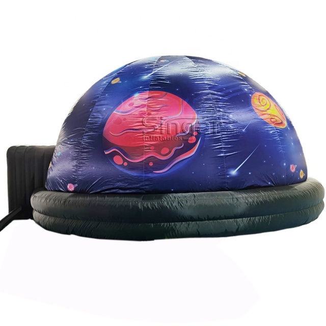 6m Mobile Portable Inflatable Planetarium Dome Tent  air Dome Tents for Events with Movie Screen