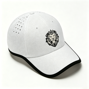 หมวกเบสบอลระบายอากาศสำหรับผู้หญิงพร้อมโลโก้สิงโต, หมวกกอล์ฟแบบแห้งเร็ว, หมวกทรงพ่อแบบปรับได้สำหรับการวิ่งกลางแจ้ง - Product Image 3