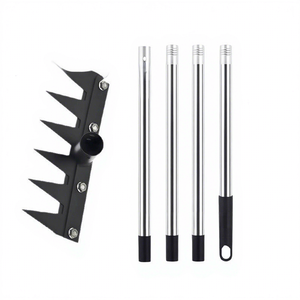 Râteau à désherbeur LTJY transfrontalier 6/8 dents, robuste, à long manche, en acier au carbone et acier inoxydable, outil <span class=keywords><strong>de</strong></span> jardinage - Product Image 6