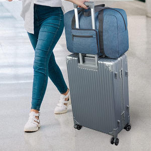 Sac de sport personnalisé avec logo pour femmes et hommes, sac de sport en RPET, sac de voyage pliable en toile, sac de sport - Product Image 5