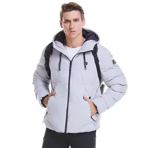Oem wholesale USB charging heating cotton-padded clothes large size thermal jacket intelligent heating cotton-padded clothes