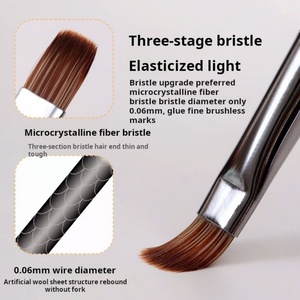 High Quality New Double-headed Nail <b>Brush</b> Nail Art <b>Brush</b> Metal Pen Holder Factory Wholesale Customization - Product Image 4