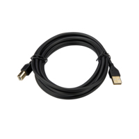 Câble d'imprimante USB 2.0 noir de haute qualité 0,5m-2m, câble Type C vers Type C plaqué or, blindé en feuille, pour appareil photo et imprimante