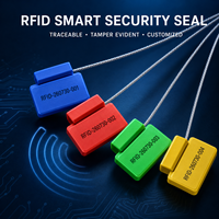 Scellé de sécurité RFID OEM ST-CS-RF1 avec codage de puce personnalisé et numéro de série imprimé