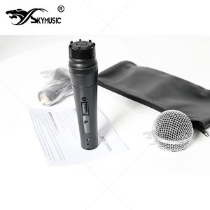 Microphone vocal dynamique cardioïde professionnel 58LC avec interrupteur marche/arrêt pour performances live et karaoké - Product Image 1