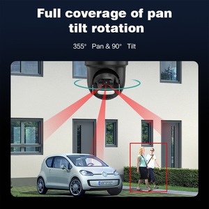 Caméra solaire PTZ ICSEE AOV avec enregistrement 24h/24, 4MP, surveillance extérieure, WIFI, carte SIM 4G, vision nocturne couleur - Product Image 5