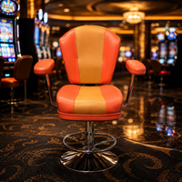 Chaise de casino SUCCESSOR avec mousse haute densité, stable et sûre, logo personnalisé pour salle VIP, vente directe d'usine