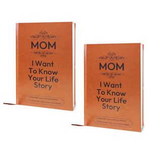 Hot Selling A5 2025 Mom's Story New Fashion Journal Leather Hardcover Guided Notebooks 100 Sheets <b>Gift</b> Wholesale - Product Image 3