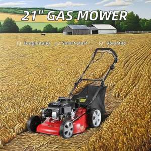 21 Inch Cordless Gasoline <strong>Lawn</strong> <strong>Mower</strong> 1800W Petrol Grass Cutting Machine Agricultural 4-Stroke Single Hand Push <strong>Manual</strong> <strong>Lawn</strong> <strong>Mower</strong> - Product Image 3