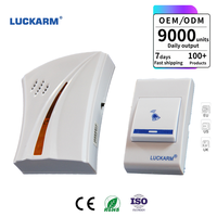 LUCKARM A8610 Interphone numérique sans fil avec caméra de visiophone et son, compatible Tuya, pour appartement