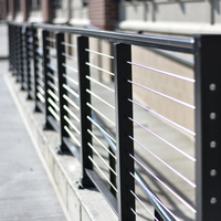 HIMOWAY Railing en câble en acier inoxydable pour extérieur, facile à installer, accessoires pour rampes d'escalier