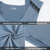 Débardeur Homme Col Rond Coupe Classique Longueur Standard 90% Polyester 10% Spandex pour la Gym