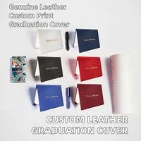 Porte-diplôme personnalisé en PU pour diplôme de remise des diplômes, couverture de diplôme pour étudiant excellent, dossier CN;JIN Made Other