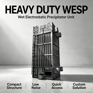 Precipitateur électrostatique industriel ESP, tour de condensation humide pour l'agriculture, l'industrie agroalimentaire, la capture des aérosols et la condensation des vapeurs de <span class=keywords><strong>plume</strong></span> - Product Image 3