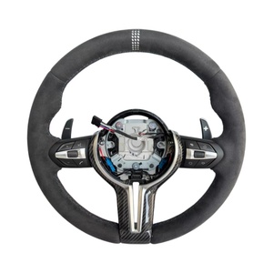 Volante de Alcantara para <span class=keywords><strong>BMW</strong></span> Serie 1 2 3 M2 M5 M3 M6 F80 M4 F82 F30 F31 F20 F21 F22 F23 F32 F33 F10 F15 F16 F01 F05 - Product Image 5